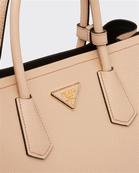 prada saffiano double cuir|Medium Saffiano Leather Double Prada Bag.